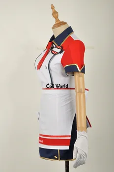 Aşk Live School Idol Project Maki Nishikino Dondurma Cafe Önlük Elbise Üstleri Etek Kıyafet Anime Cosplay Kostüm Hizmetçi