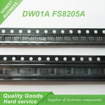 100PCS DW01 FS8205A FS8205 lityum pil koruma IC (50PCS* FS8205A DW01 +50PCS*) SOT-23 yeni orijinal