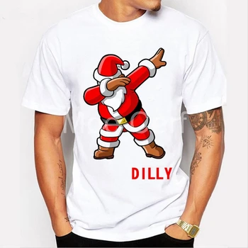32 L7 Dilly Dilly Dokunduğun Noel Baba gömleği Komik Noel Baba Noel Dab Tee Erkek T shirt Noel Hediyesi en iyi arkadaş için erkek-