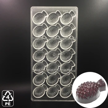 3D Plastik Polikarbonat Çikolata Kalıpları Şeker, Sabun Pişirme Pasta Araçlar Yapmak Lolipop Dekor Set Kaset Kalıp Form Şeklinde