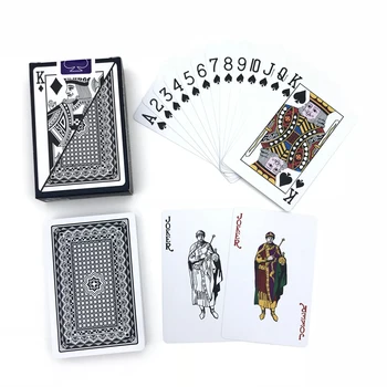 2Set/Lot Desen Bakara Texas*3.46 inç uluslararası Poker Kartları <url> İtalyanca Oyununu qenueson su Geçirmez Hold'em Plastik Oyun Kartları Tutun