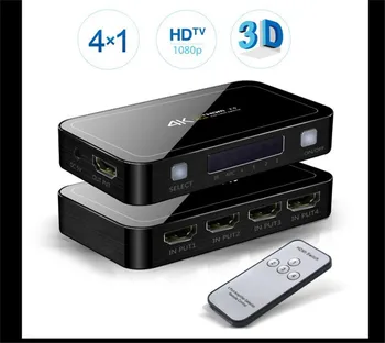 Mini 4 Port 4x1 HDMI 2.0 Ultra HD 4K@60 Hz HDMI 1 Dışarı PİP IR Kumanda İle PS4, Apple TV HDTV HDCP 2.2 4 Şalter Kutusu Anahtarı