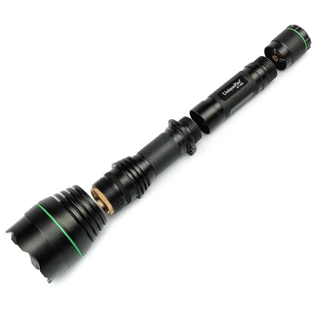 Uniquefire IR 940nm Kızılötesi İnanılmaz Feneri T75 75mm Dışbükey Lens Zoom İşlevi Meşale+50mm Baş vurmak Işık Seti Led