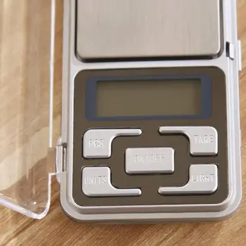 Otomatik kalibrasyon Pocket 200 gr 0,01 g Dijital Mutfak Ölçekli Aracı Elektrikli Arka LCD Gram Altın Takı Ot Denge Ağırlığı