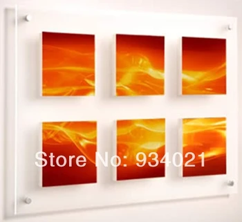 Şeffaf duvar 16*24 inç akrilik fotoğraf çerçevesi monte