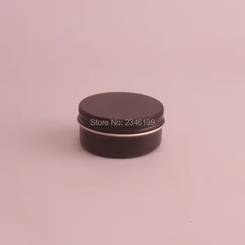 50 GR 50ML Siyah Alüminyum Kavanoz Mat Siyah Teneke Kutu Kozmetik Krem Ambalaj Metal Kutu Aromaterapi Mum Pot Konteyner 50pcs/lot