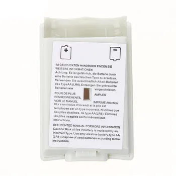 XBOX İçin Uygun 1 adet Beyaz AA Pil Arka Kapak Tutucu Shell Case 360 Kablosuz Denetleyici