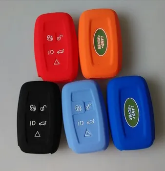 -Ve Ro-ver Disko-LR4 L için silikon Akıllı Anahtar Durumunda uzaktan Anahtar Kapağı uygun 4, Mix Renk Araba Satın Stil Kapsar
