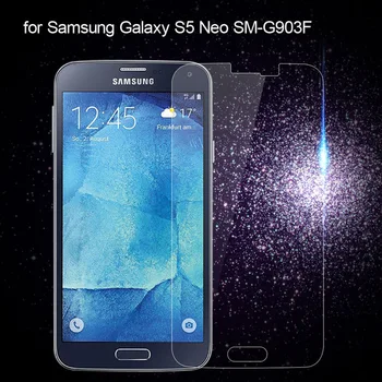 Samsung Galaxy S5 Neo SM için Samsung S5 Neo G903F Ekran Koruyucu 0.3 mm Tempered Cam Ekran Koruyucu Film için G903F Guard