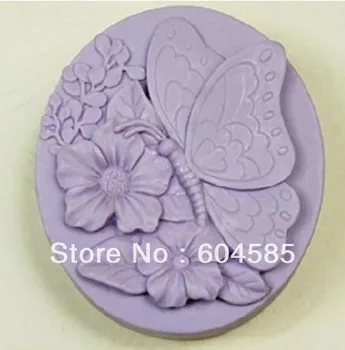 Kelebek Çiçek 50316 Zanaat Sanat Silikon Sabun kalıp Zanaat Kalıp el Yapımı sabun kalıp DİY