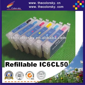 İC6CL50 (Epson İC6CL50 EP için doldurulabilir dolum Mürekkep Kartuşu-301, AP-302 EP-702A EP-801A EP-802A bk/c/m/y/lc/lm ESKİ)