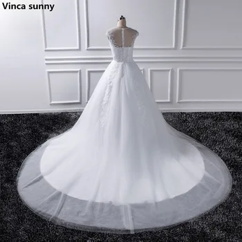 2018 Prenses Artı Boyutu Düğün 2016 Gelin Elbise Fildişi Dantel Beyaz Vestido De Noiva Vintage Casamento Çin Elbise-online-mağaza