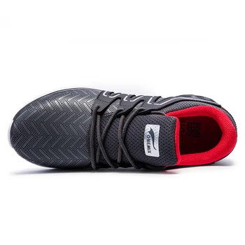 Onemix Erkek Koşu Ayakkabı Deri Ayakkabı Erkek Spor Ayakkabı Koşu yürüyüş Spor Ayakkabı Hafif Açık Yansıtıcı