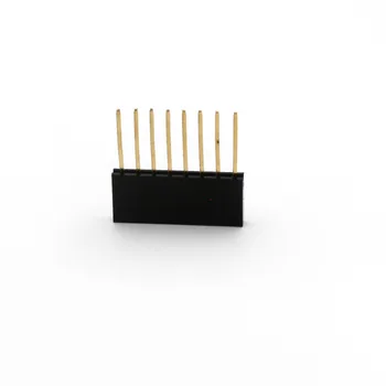 500pcs/lot 8 pin 2.54 MM, 10MM Uzun İğne Dişi Pin Header Şerit Tercümesi Başlığı yeniden Ücretsiz kargo