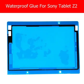 Geri tutkal su Geçirmez Sony Tablet Z2 TKİ 521 541 551 için Weeten Orijinal Arka konut Yapışkan Bant gövde Yedek Onarım
