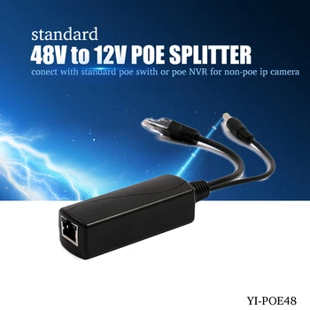 YiiSPO Aktif POE IEEE Geçin.Güç adaper olmadan 802.3 af 48 V giriş 12 V çıkış 15.4 W POE Splitter hızla POE kamera cihazları