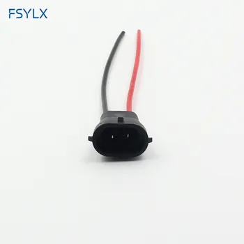 FSYLX H8 H11 H27 881 LED soket H8 H9 H11 erkek konnektör H11 881 LED Ampul tutucu Tel Harness H11 Bağlayıcı Kablo soketleri