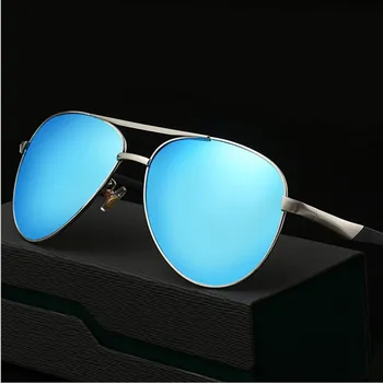 2017 Sıcak Satış Erkekler Yüksek Kaliteli Marka Sürüş Polarize Kutusu ÜCRETSİZ GEMİ ile güneş gözlüğü UV 400 Moda gözlük güneş Gözlüğü