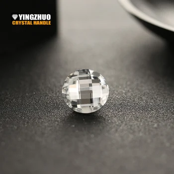 2018 50pcs Mobilya Donanım 30mm Kanepe Düğmeleri İç Dekorasyon Kesinti Kristal Şeffaf Metal Malzemeleri Aksesuarları