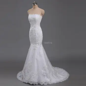Menoqo Vestido de noiva Gelinlik Kolsuz Dantel Gelinlik 2018 vestido de casamento gelinlik Denizkızı