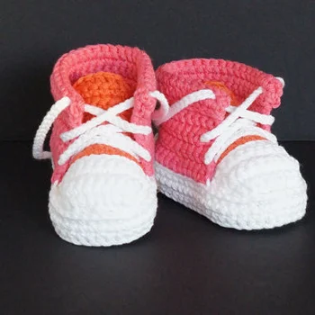 El Yapımı Bebek, Çocuk, Tığ İşi Patik Spor Ayakkabı Yumuşak Taban Kapalı Rahat Ayakkabılar Pamuk Örme