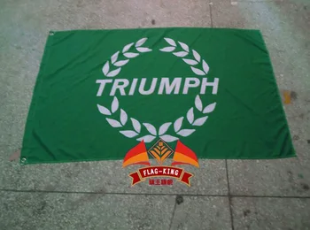Triumph Motosiklet araba bayrağı ,90X150 CM ebadında,Dijital baskı,