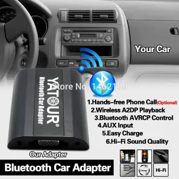 Audi İçin Yatour Bluetooth Araç Adaptörü Dijital Müzik CD Değiştirici CDC 12PİN Bağlayıcı A4 S4 TT Skoda Fabia Octavia Süper Radyolar