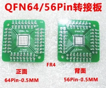 98 5 adet 56 64 SMD Devre Adaptör PCB Dönüştürücü Plaka 0,5 0,8/mm DİP QFN