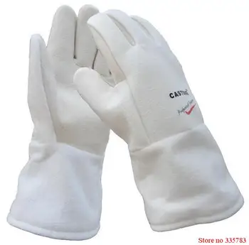 NFHH15-34 koruyucu eldiven 300-400 derece endüstriyel ısıtma yüksek sıcaklık yangın Eldiven eldiven