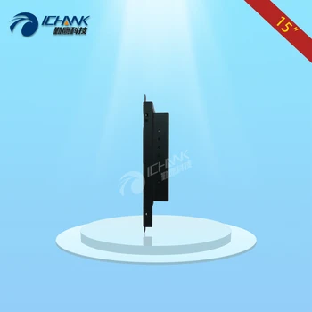 3 DVI VGA USB metal kasa Açık çerçeve endüstriyel yüksek stabilite dokunmatik monitör LCD ekran Gömülü ZK150TC-DUV1/15 inç 1024 x 768 4: