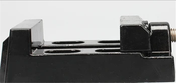 35mm 1 adet Siyah Çene Tezgah Kelepçe Mini Matkap Basın Mengene Mikro Klibi Düz Mengene DİY El Aletleri 105 x 55 x