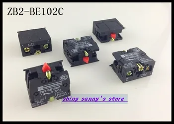 5 adet/Lot ZB2-BE102C Düğmesi (NC)Kontak Bloğu,Normal kapa Anahtarı İtin