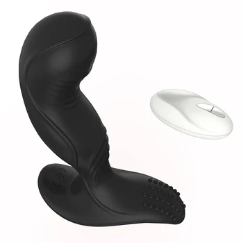 G Anal Plug Vibratör Seks Oyuncakları Erkek Şarj 7 Hızları Kablosuz Uzaktan USB-spot Prostat Stimülasyon Masaj Adam Anal Vibratör A3