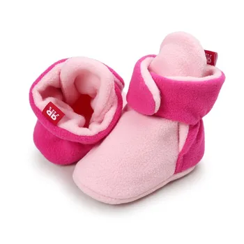 Yeni Doğan Bebek Unisex Çocuk Kış Ayakkabı Bebek Bebek Süper Sıcak Tutan Beşik Klasik Taban Erkek Kız Bot Prewalker