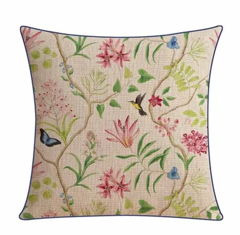 Ücretsiz Kargo!!45x45 55x55 60x60 sevimli çiçek Kare atmak yastık/almofadas durumunda,İskandinav tasarım çiçek yastık örtüsü ev decore