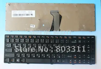 MP siyah çerçeve ile LENOVO b590 Oldukça Z570 Z575 B570A B570G B575 B575A B580 25013347 için özgün RU Dizüstü klavye-10A33SU-686