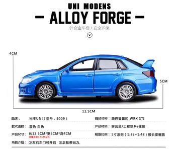 2011 Subaru Impreza 1:36 ölçekli yüksek simülasyonu Coupe,metal WRC STİ otomobil,2 açık kapı,model araba oyuncak,ücretsiz kargo geri çekin