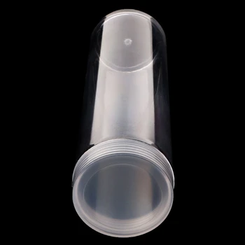 27 mm Sikke Veya Tutucu İçin Kapak Vida İle yuvarlak Plastik Depolama Tüp Kapsül