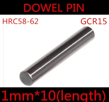 200pcs/lot Yüksek Kalite 1*10mm 1mm GGr15 Rulman Çelik 8mm Uzunluğu Pin Dübel