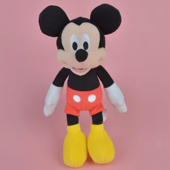 25 cm Mickey Mouse Peluş Oyuncak, Bebek Hediye, Çocuklar Ücretsiz Nakliye Toptan Bebek