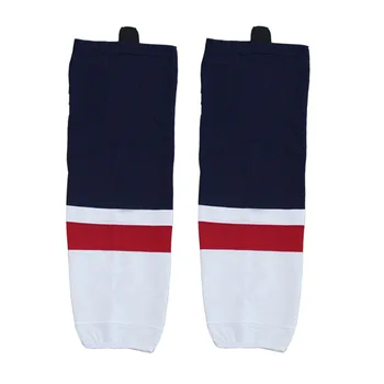 Özel 2018 polyester Buz Hokeyi Çorap Ekipmanları Özel Takım sporlarına Destek Logo/Boyut/Renk Çorap W016 Sizin Gibi