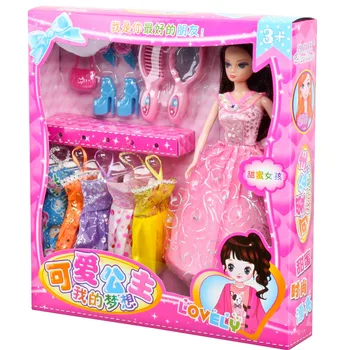 Kız çocuk oyuncakları, bebek Prenses aksesuarları, DİY bulmaca oyuncaklar, bebek oyuncak, Hediye