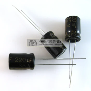 Elektrolitik kondansatör 35V 220UF 8 * 12MM Birim 8X12 mm elektronik bileşenler