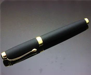 Sonsuz yaşam 9121 Klasik Siyah Dolma Kalem 0.5 mm İridyum Ucu olan en İyi İş Hediye Kalem Metal Mürekkep Kalem Ücretsiz Kargo