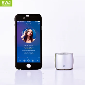 Telefon İçin EWa A103 Taşınabilir Hoparlör/Tablet/PC Mini Kablosuz Bluetooth Hoparlör Metalik USB Giriş MP3 Çalar