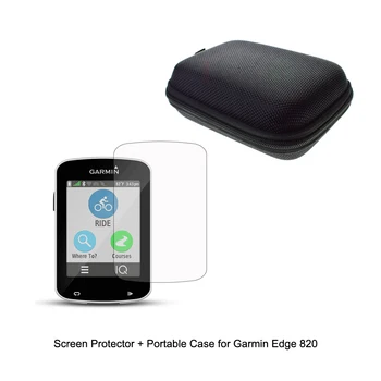 Korumak açık Taşınabilir Seyahat çantası Çanta Kabul Kablosu Kablo 820 Garmin GPS için Net Ekran Koruyucu Film Kenar +