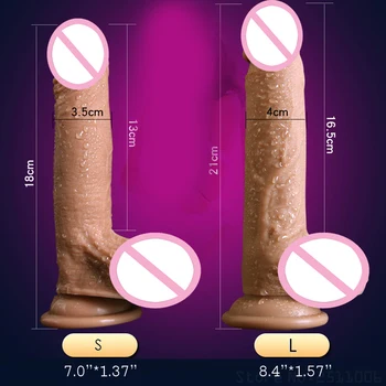 Vibratör kadın için ses Kontrolü Cilt hissi salıncak titreşimli vantuz yapay penis, gerçekçi penis Seks Oyuncakları Dildo gerçek