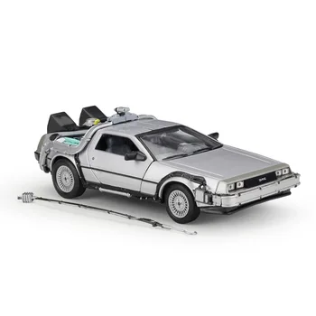 Gelecek 1 ve 3 Model Oyuncak Araba Metal Alaşım Die cast Araba Çocuk Hediye Koleksiyonu 1 GÜÇ:24 Yüksek Simülasyon Klasik Film Geri-