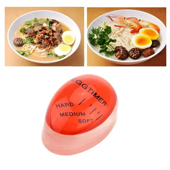 Quickdone Yumurta Zamanlayıcı Mutfak Malzemeleri Yardımcı Sihirli Renkli Yumurta Yemek Zamanı Yemek Kaynatın Termometre Aracı CKC1569 Değişen Haşlanmış