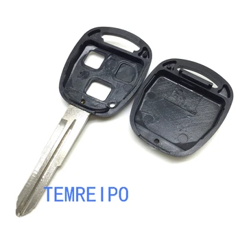2 20pcs/lot TOY41 doğru bıçak Yaris Corolla Hiace yedek Anahtarlık ile toyota için anahtar kabuk Araba anahtarları düğmeler